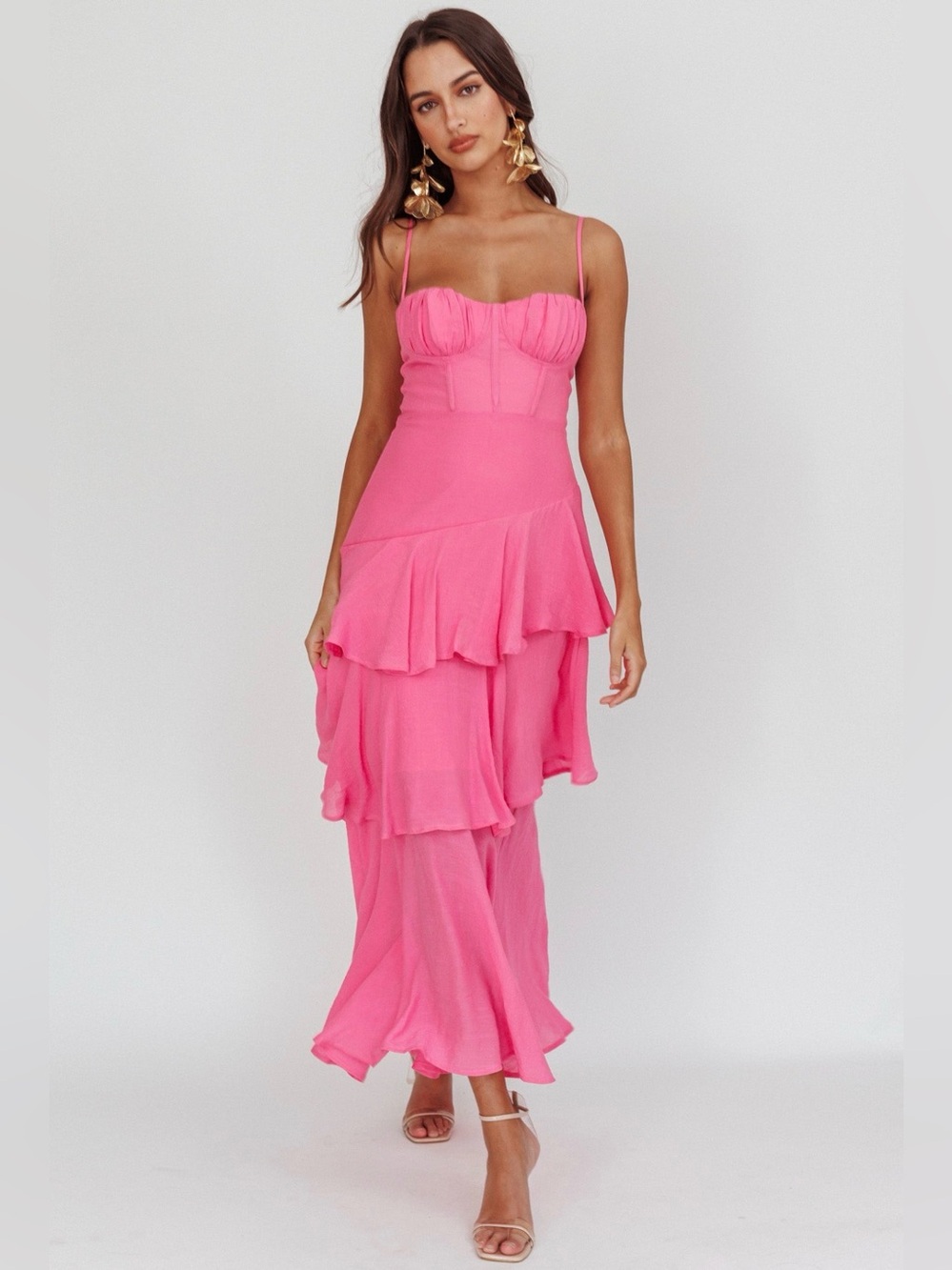 Selfie Leslie | Madrid Tiered Ruffle Maxi